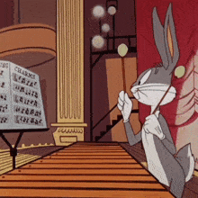Bugs Bunny Movie Playing Musc GIF