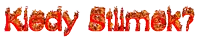 the word kiedy slimek is written in red letters