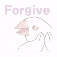 animal bird cute forgive apologize
