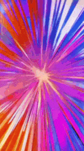a colorful background with a purple and pink explosion