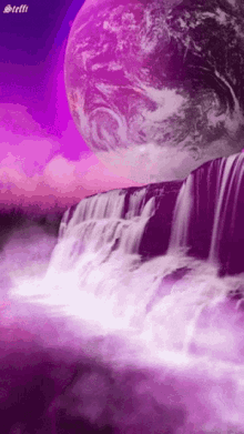 Waterfall Purple GIF - Waterfall Purple GIFs