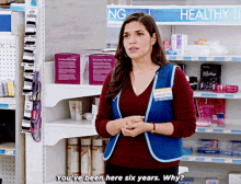 Superstore Amy Sosa GIF - Superstore Amy Sosa Youve Been Here Six Years GIFs