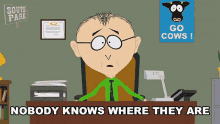 Nobody Knows Where They Are Mr Mackey GIF