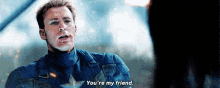 Youre My Friend Captain America GIF - Youre My Friend Captain America GIFs