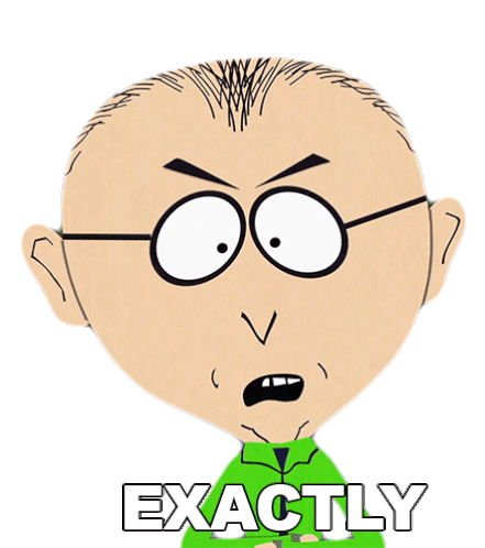 Exactly Mr Mackey Sticker - Exactly Mr Mackey South Park Stickers