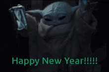 Baby Yoda2021happy New Year GIF - Baby Yoda2021happy New Year GIFs