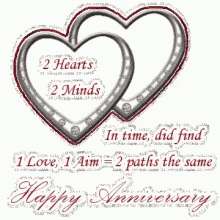 Happy Anniversary 2hearts GIF - Happy Anniversary 2hearts 2minds GIFs