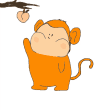 reach sad monkey peach almost there