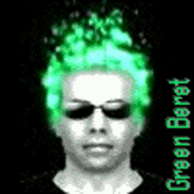 avatar fire flash hot green beret