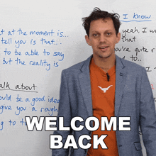 Welcome Back Benjamin GIF - Welcome Back Benjamin Engvid GIFs