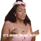 Its Mine Mine Mine Aby Sticker - Its Mine Mine Mine Aby Virgins Stickers