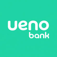 a logo for veno bank is shown on a green background
