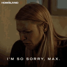Im So Sorry Claire Danes GIF - Im So Sorry Claire Danes Carrie Mathison GIFs