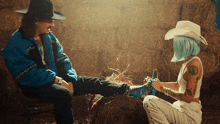Cleaning Your Shoe Ryan Charles GIF - Cleaning Your Shoe Ryan Charles Turquoise Stones Song GIFs