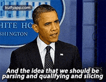 Hite Hoshingtonand The Idea That We Should Beparsing And Qualifying And Slicing.Gif GIF