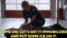 Station19 Andy Herrera GIF - Station19 Andy Herrera Come One Lets Get It Immobilized GIFs
