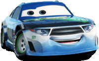 Dino Draftsky Cars Movie Sticker