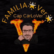 a picture of a man playing a guitar with the words cap.carl written above it