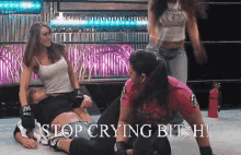 Stop Crying Bitch Wrestling GIF - Stop Crying Bitch Stop Crying Wrestling GIFs