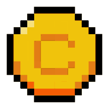 moneda girandox12 coin spinning pixel