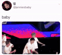 a picture of a girl with the name jenniesbaby on it