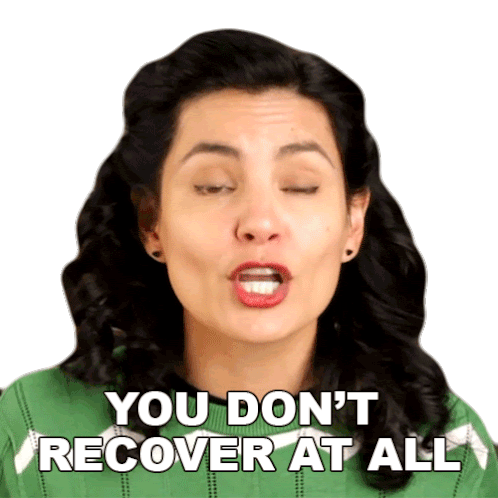 You Dont Recover At All Trina Espinoza Sticker - You Dont Recover At All Trina Espinoza Seeker Stickers