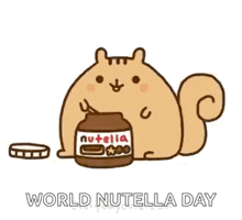 nutella eat eating yum yummy
