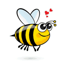 Bee Love GIF - Bee Love Corazon GIFs