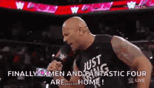 The Rock Finally Xmen And The Fantastic Four Are Home GIF - The Rock Finally Xmen And The Fantastic Four Are Home GIFs