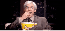 Late Night Show Popcorn GIF - Late Night Show Popcorn Eating GIFs