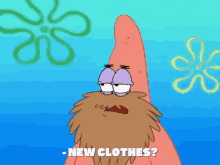 New Clothes? GIF - New Clothes Patrick Starfish Sponge Bob Squar Pants GIFs