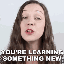Youre Learning Something New Vanessa GIF - Youre Learning Something New Vanessa Speak English With Vanessa GIFs