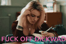 Sex Education Fuck Off GIF - Sex Education Fuck Off Middle Finger GIFs