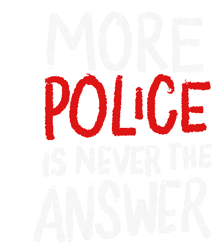 More Police Is Never The Answer Police Sticker - More Police Is Never The Answer More Police Police Stickers