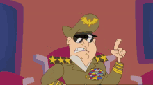 Johnny Test The General GIF - Johnny Test The General Freaking Out GIFs