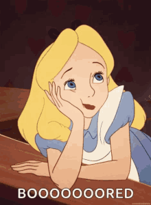 Alice In Wonderland Alice GIF - Alice In Wonderland Alice Boring GIFs
