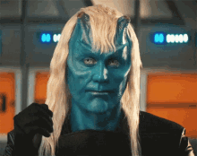 Star Trek Discovery Andorian GIF - Star Trek Discovery Andorian Ryn Seal Of Approval GIFs