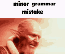 Minor Spelling Mistake Minor Grammar Mistake GIF