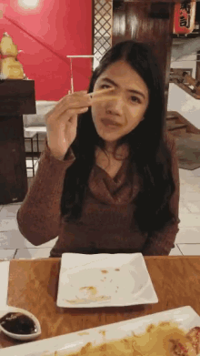 sillypipat chopsticks asian selfie