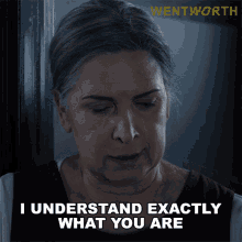 I Understand Exactly What You Are Joan Ferguson GIF - I Understand Exactly What You Are Joan Ferguson Wentworth GIFs