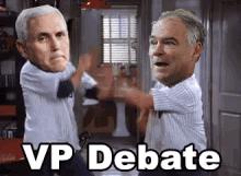 Tim Kaine Mike Pence GIF - Tim Kaine Mike Pence Vp Debate GIFs