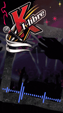 a picture of a woman with glasses and a microphone that says k-libre