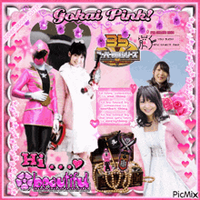 Gokai Pink Super Sentai GIF - Gokai Pink Super Sentai Kaizoku Sentai Gokaiger GIFs