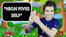 Onision GIF - Onision Self Five GIFs
