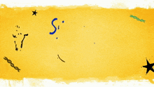 a yellow background with the words sitaare zameen par on it