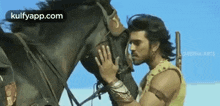 Horse Helps Bhairava.Gif GIF - Horse Helps Bhairava Ramcharan Magadheera GIFs