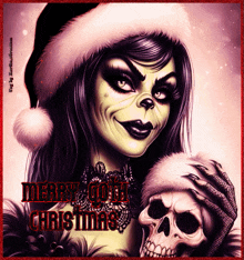 Merry Goth Christmas Goth GIF - Merry Goth Christmas Goth Grinch GIFs