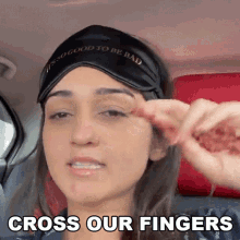 Cross Our Fingers Tanya Sharma GIF - Cross Our Fingers Tanya Sharma Sharma Sisters GIFs