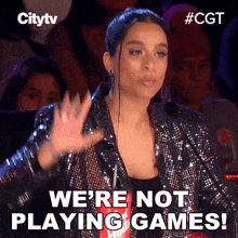 We'Re Not Playing Games Lilly Singh GIF
