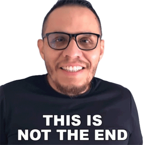 This Is Not The End Daniel Hernandez Sticker - This Is Not The End Daniel Hernandez A Knead To Bake Stickers
